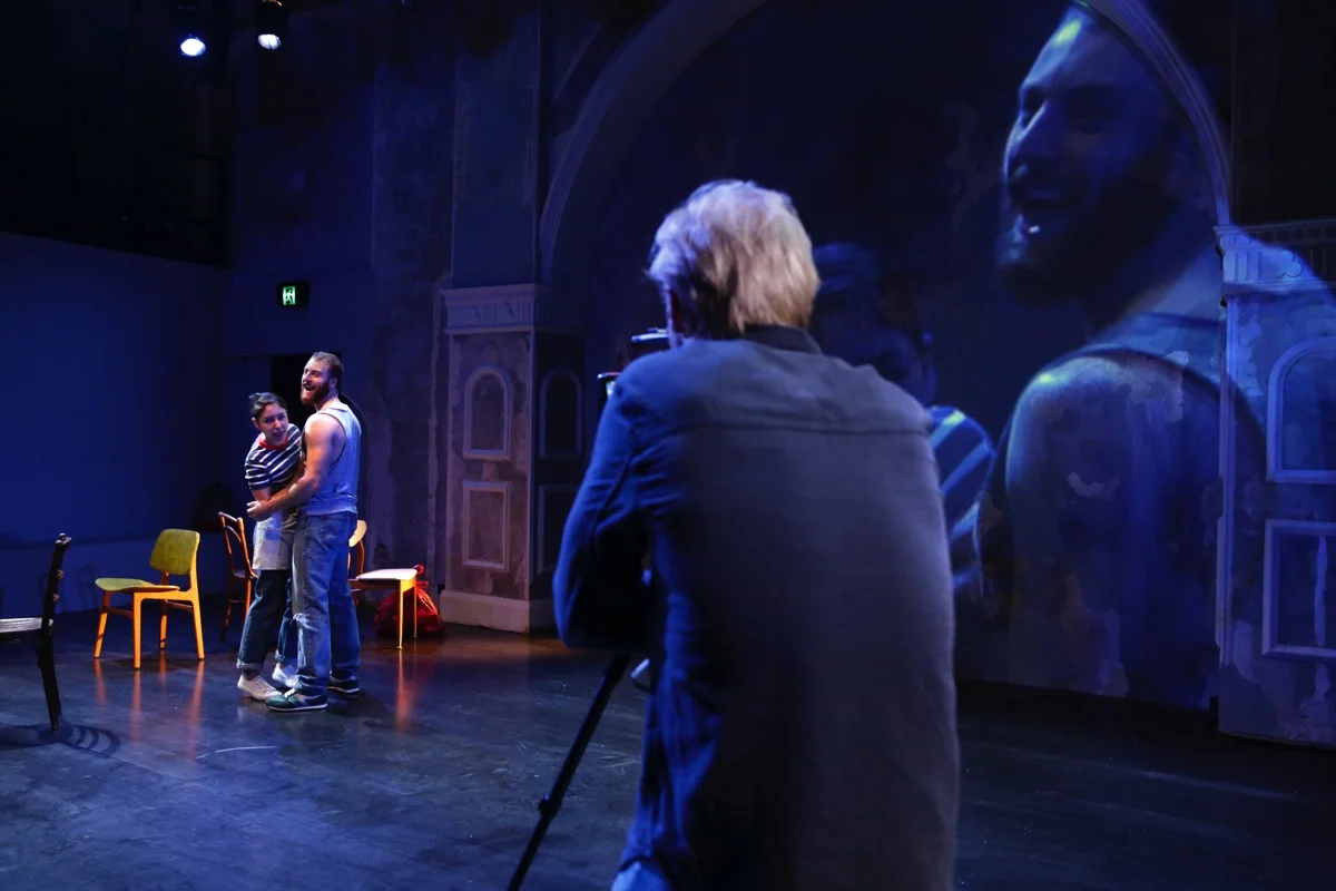 A Man With Five Children - Lighting and video design