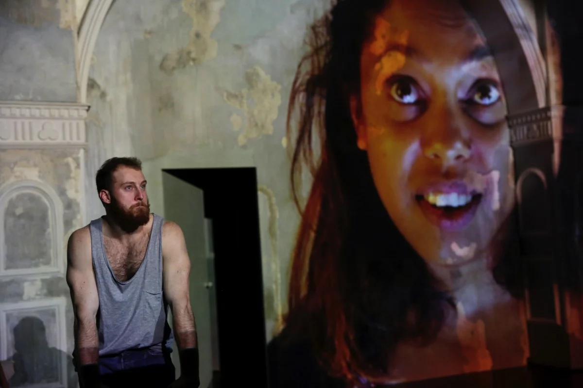 A Man With Five Children - Lighting and video design