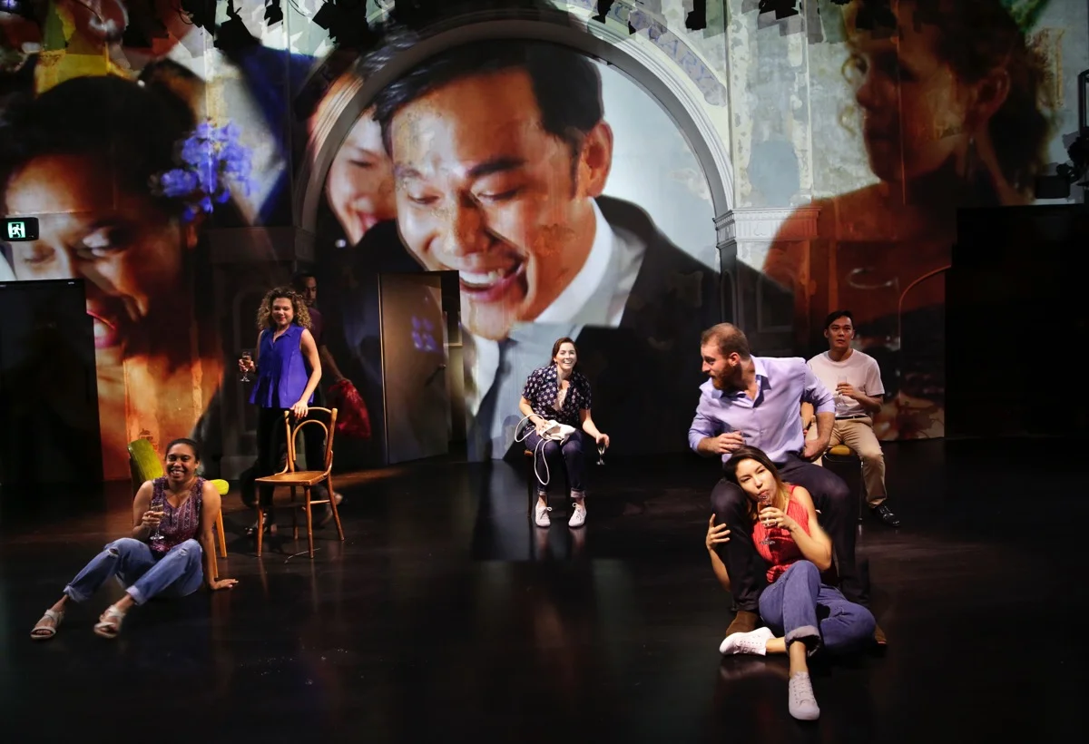 A Man With Five Children - Lighting and video design