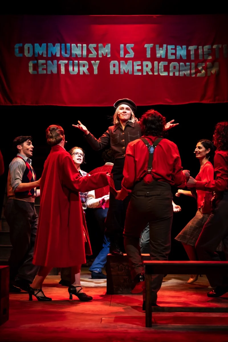 Flora The Red Menace - Lighting and video design