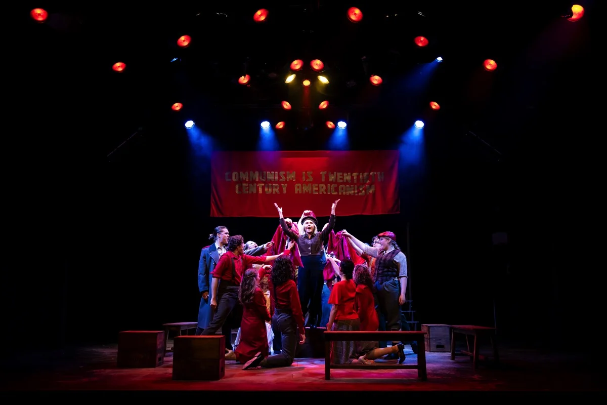 Flora The Red Menace - Lighting and video design