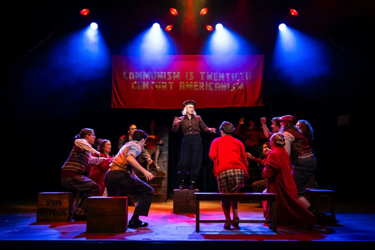 Flora The Red Menace - Lighting and video design