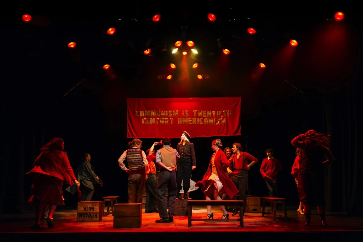 Flora The Red Menace - Lighting and video design