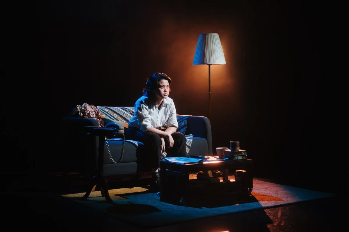 The Eternal Quest To Make Yourself Happy Or Die Trying - Lighting and video design