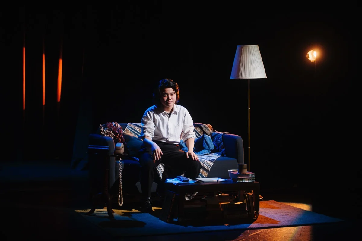 The Eternal Quest To Make Yourself Happy Or Die Trying - Lighting and video design