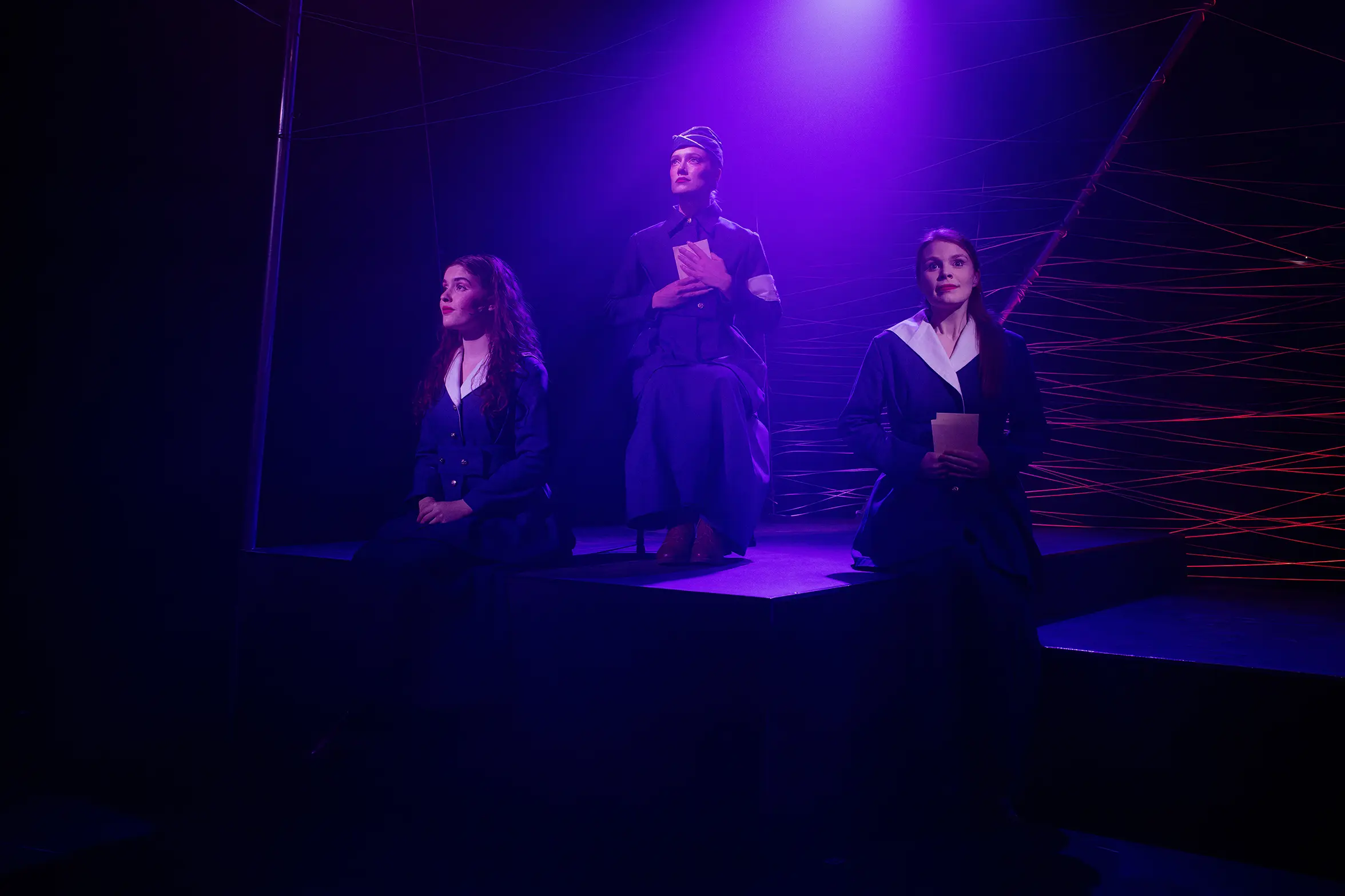 The Eternal Quest To Make Yourself Happy Or Die Trying - Lighting and video design