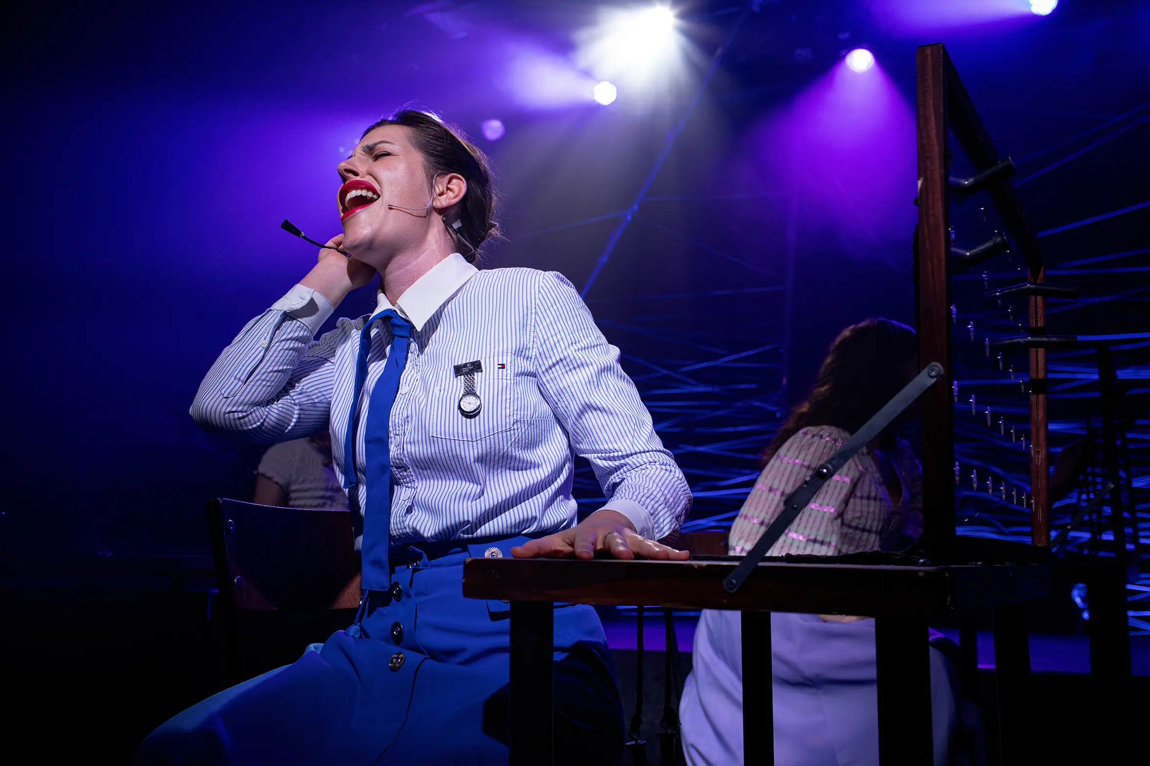 The Eternal Quest To Make Yourself Happy Or Die Trying - Lighting and video design