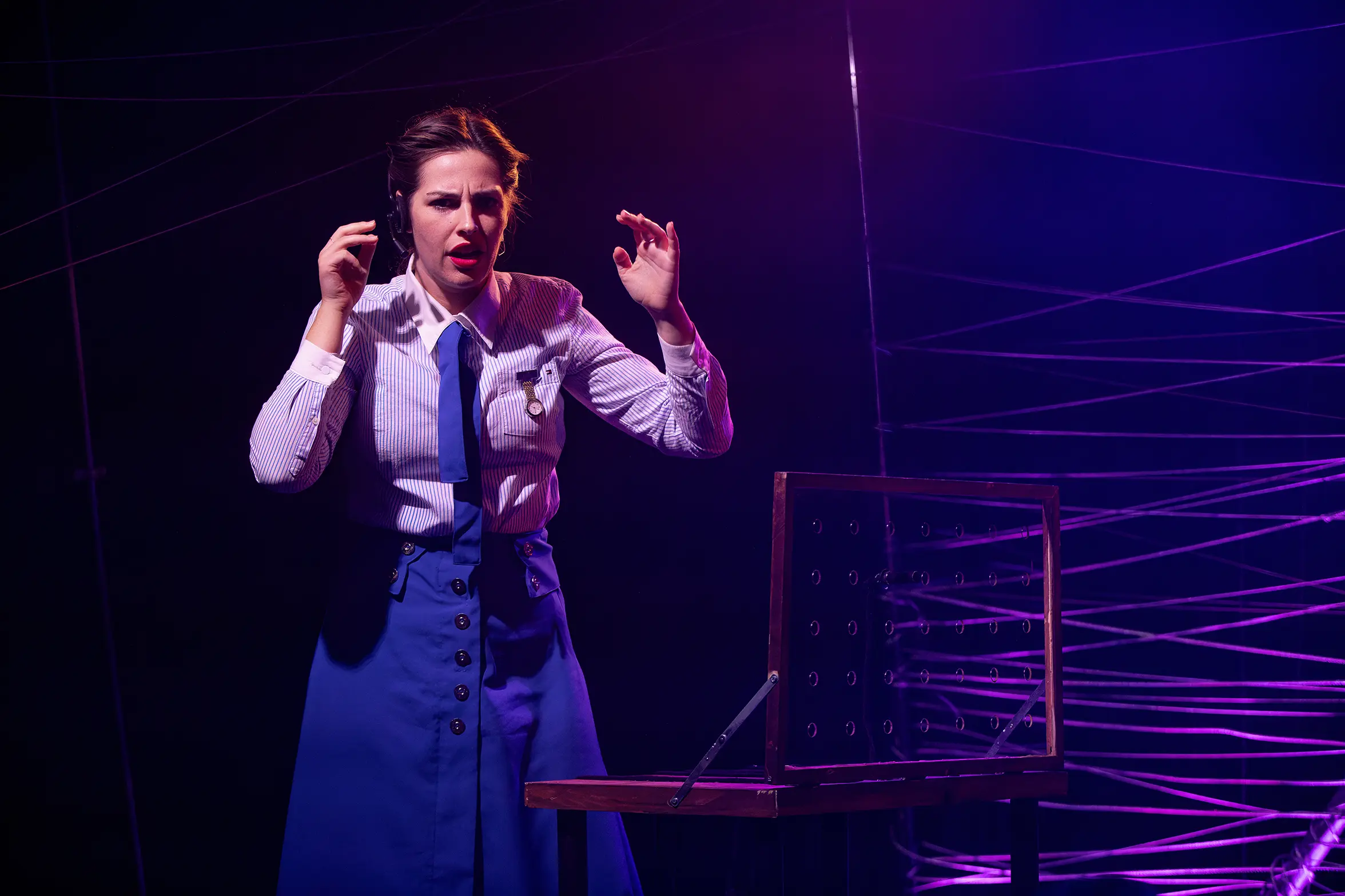 The Eternal Quest To Make Yourself Happy Or Die Trying - Lighting and video design