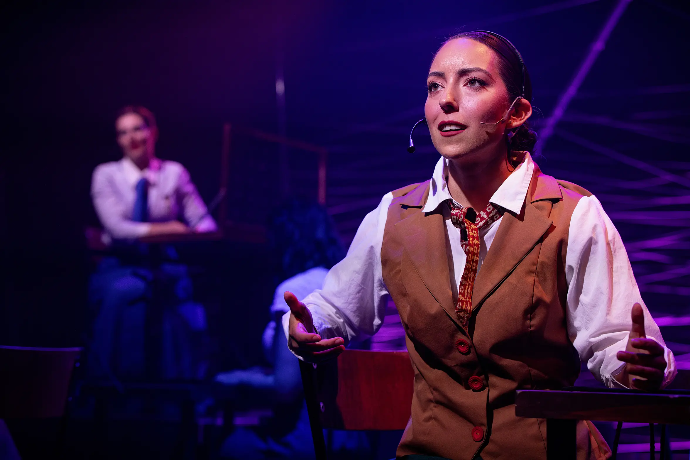 The Eternal Quest To Make Yourself Happy Or Die Trying - Lighting and video design