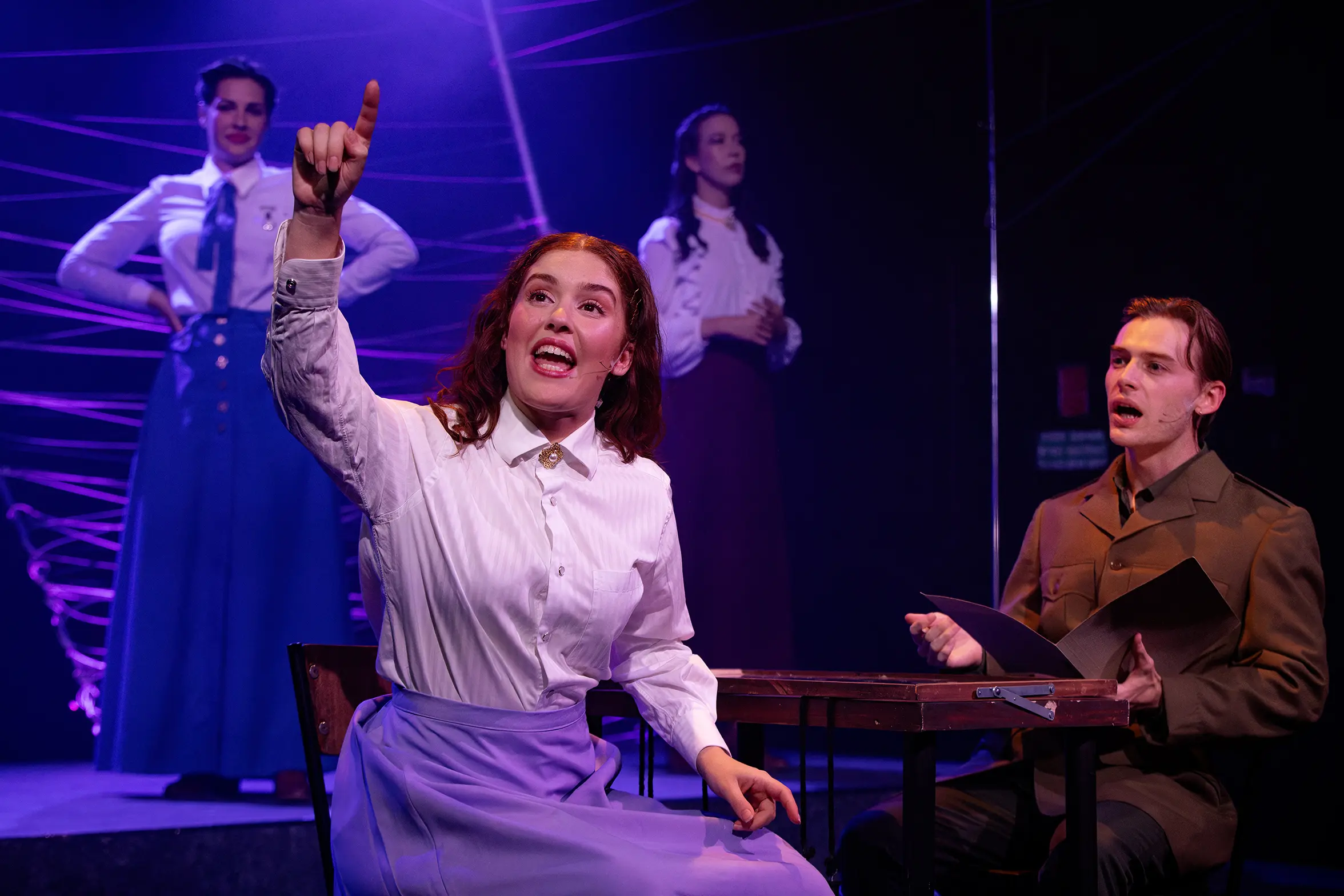 The Eternal Quest To Make Yourself Happy Or Die Trying - Lighting and video design