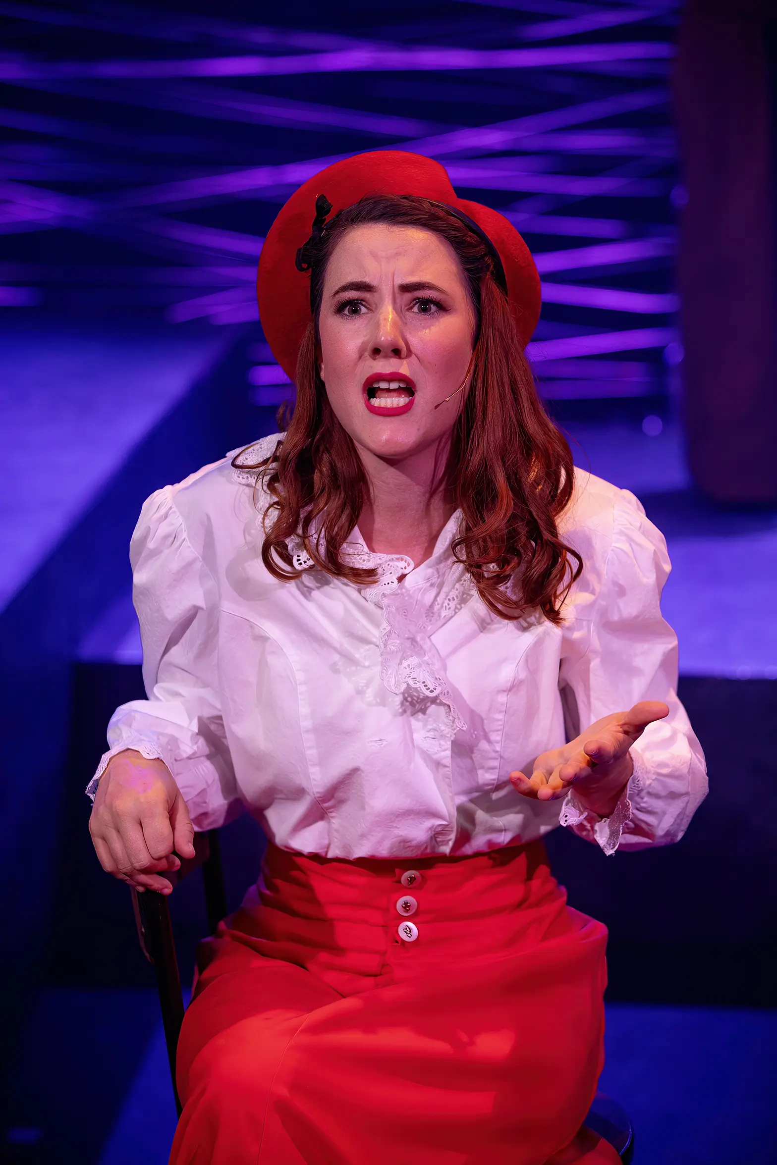 The Eternal Quest To Make Yourself Happy Or Die Trying - Lighting and video design