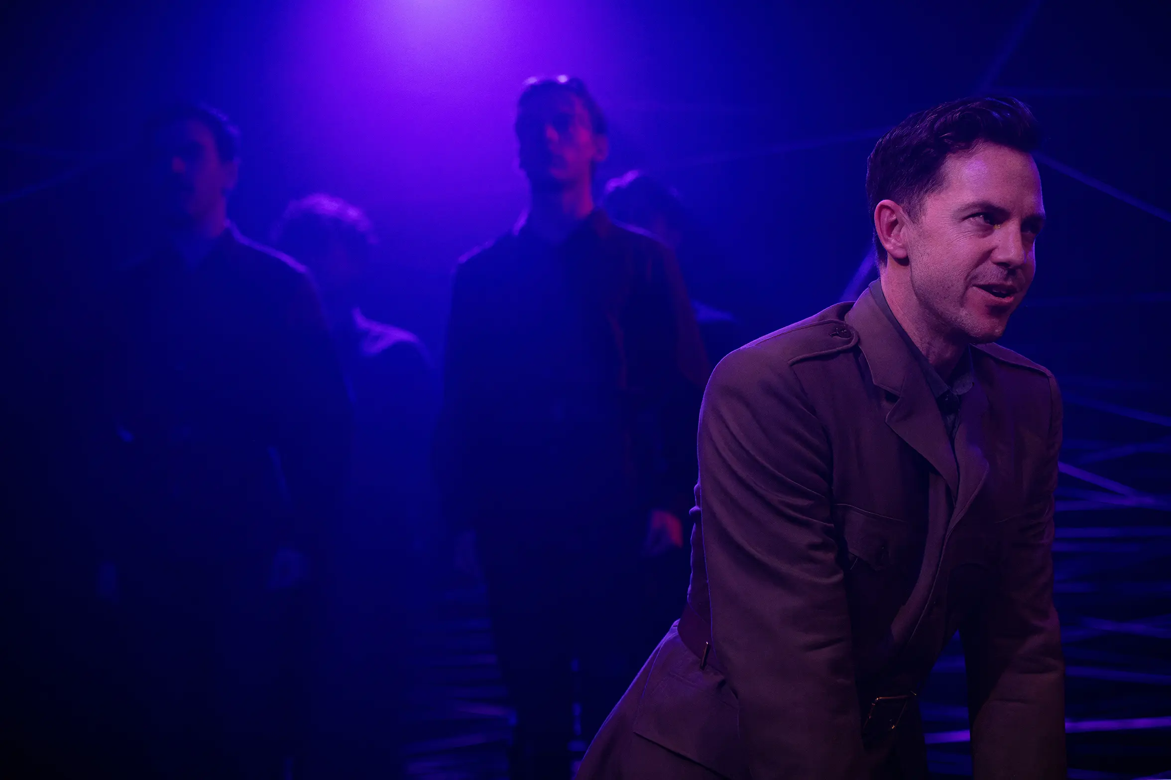 The Eternal Quest To Make Yourself Happy Or Die Trying - Lighting and video design