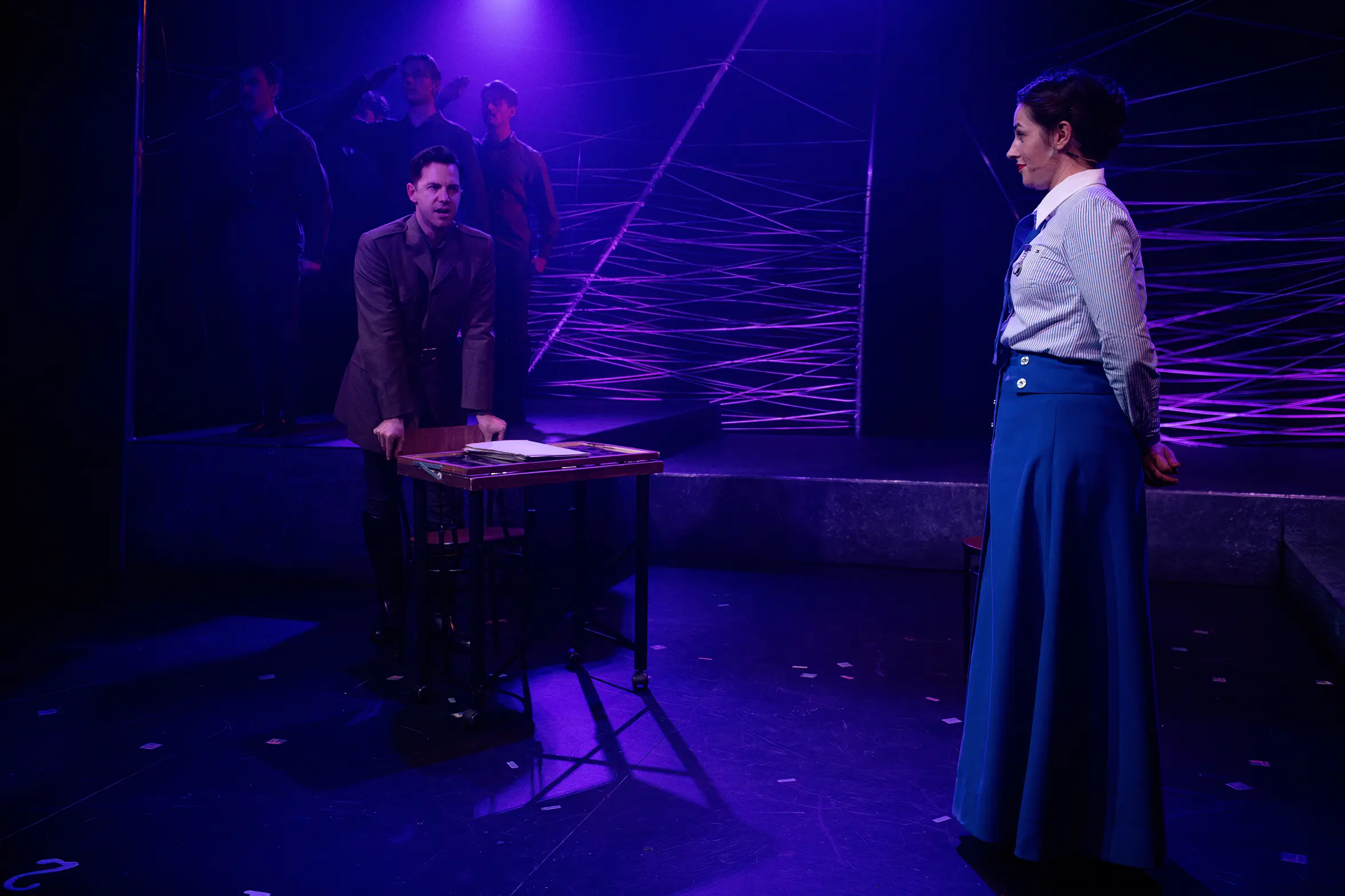 The Eternal Quest To Make Yourself Happy Or Die Trying - Lighting and video design