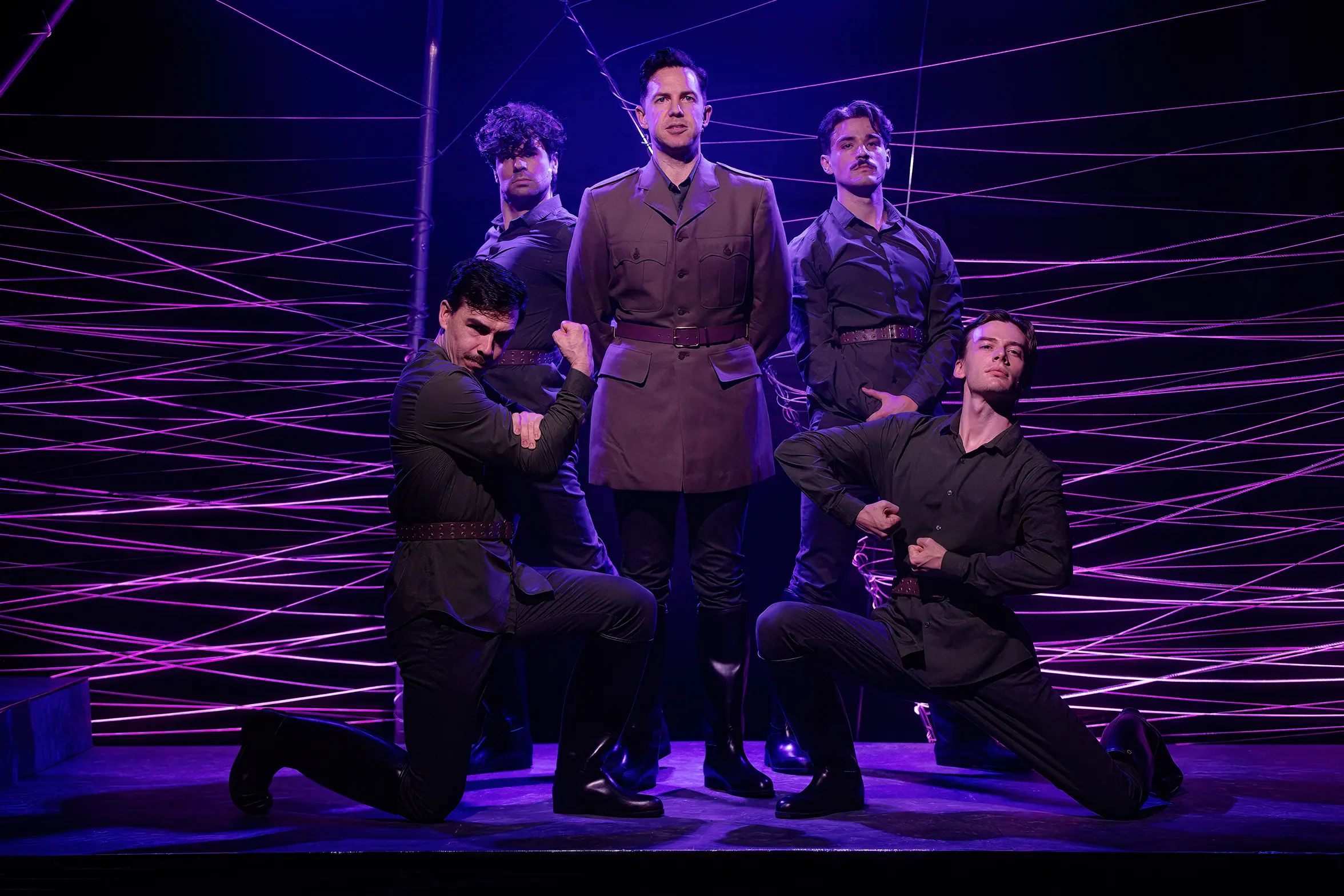 The Eternal Quest To Make Yourself Happy Or Die Trying - Lighting and video design