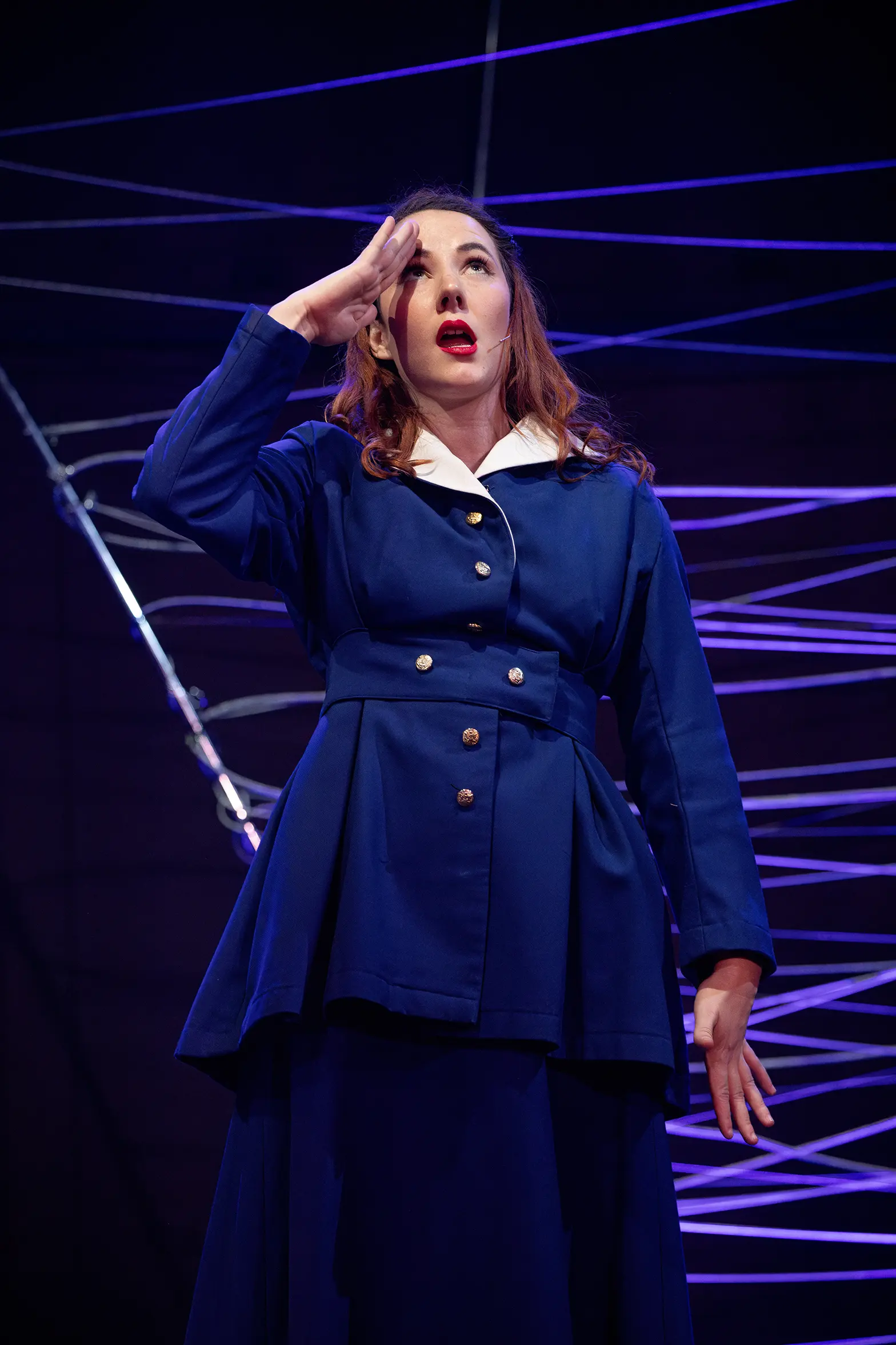 The Eternal Quest To Make Yourself Happy Or Die Trying - Lighting and video design